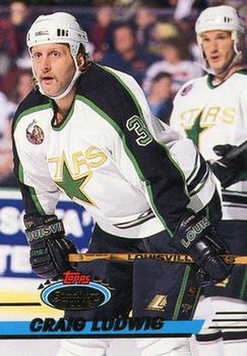 #173 Craig Ludwig - Dallas Stars - 1993-94 Stadium Club Hockey