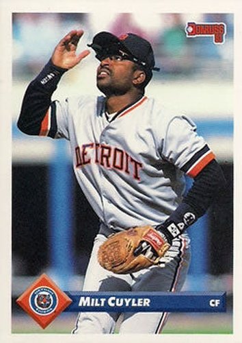 #173 Milt Cuyler - Detroit Tigers - 1993 Donruss Baseball