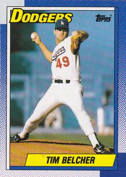 #173 Tim Belcher - Los Angeles Dodgers - 1990 O-Pee-Chee Baseball