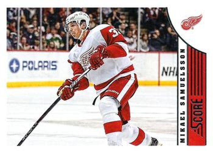 #173 Mikael Samuelsson - Detroit Red Wings - 2013-14 Score Hockey