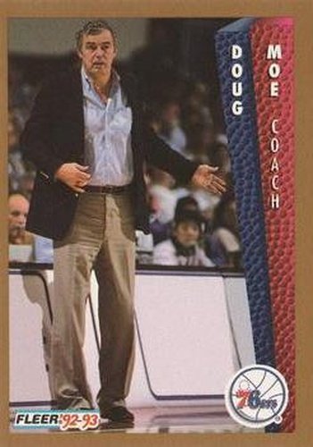 #173 Doug Moe - Philadelphia 76ers - 1992-93 Fleer Basketball