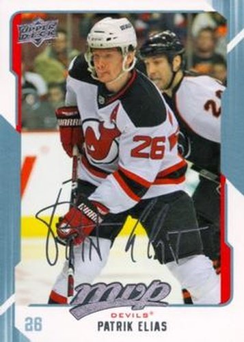 #173 Patrik Elias - New Jersey Devils - 2008-09 Upper Deck MVP Hockey