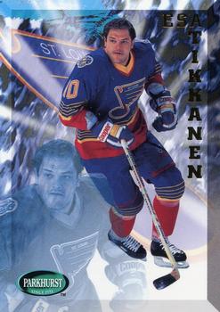 #173 Esa Tikkanen - St. Louis Blues - 1995-96 Parkhurst International Hockey