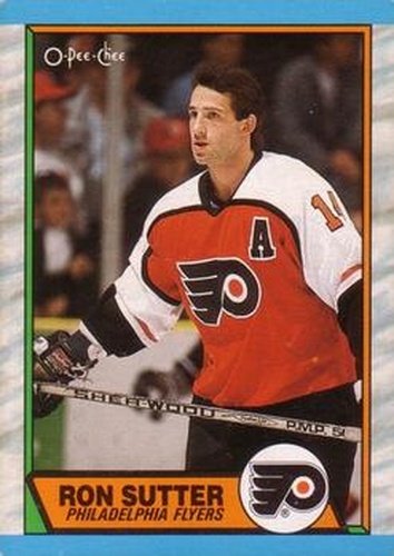 #173 Ron Sutter - Philadelphia Flyers - 1989-90 O-Pee-Chee Hockey