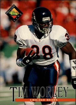 #173 Tim Worley - Chicago Bears - 1994 Pro Line Live Football