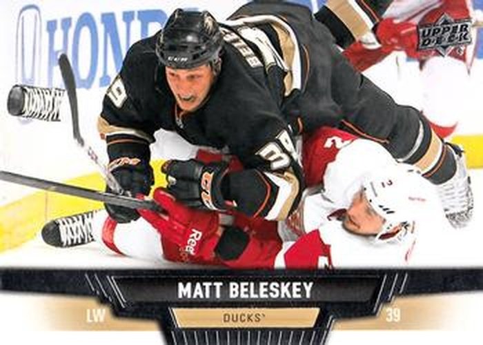 #173 Matt Beleskey - Anaheim Ducks - 2013-14 Upper Deck Hockey