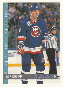 #173 Uwe Krupp - New York Islanders - 1992-93 O-Pee-Chee Hockey