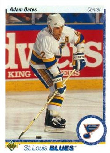 #173 Adam Oates - St. Louis Blues - 1990-91 Upper Deck Hockey