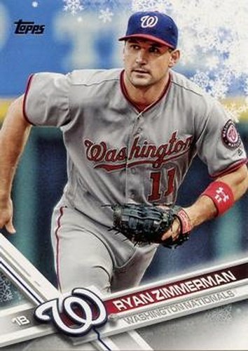 #HMW173 Ryan Zimmerman - Washington Nationals - 2017 Topps Holiday Baseball