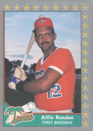 #173 Alfie Rondon - West Palm Beach Tropics - 1990 Pacific Senior League Baseball