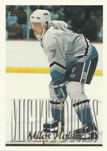 #173 Milos Holan - Anaheim Mighty Ducks - 1995-96 Topps Hockey