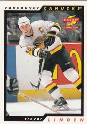 #173 Trevor Linden - Vancouver Canucks - 1996-97 Score Hockey