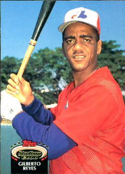 #173 Gilberto Reyes - Montreal Expos - 1992 Stadium Club Baseball