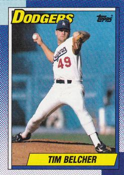 #173 Tim Belcher - Los Angeles Dodgers - 1990 Topps Baseball