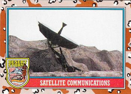 #173 Satellite Communications - 1991 Topps Desert Storm