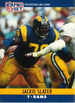 #173 Jackie Slater - Los Angeles Rams - 1990 Pro Set Football