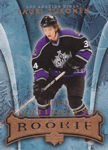 #173 Lauri Tukonen - Los Angeles Kings - 2007-08 Upper Deck Artifacts Hockey