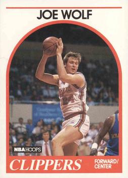 #173 Joe Wolf - Los Angeles Clippers - 1989-90 Hoops Basketball