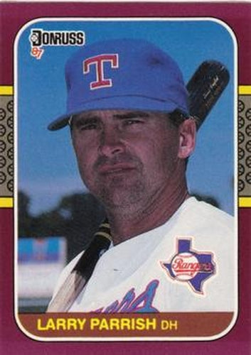 #173 Larry Parrish - Texas Rangers - 1987 Donruss Opening Day Baseball