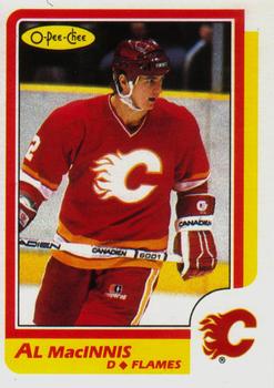 #173 Al MacInnis - Calgary Flames - 1986-87 O-Pee-Chee Hockey