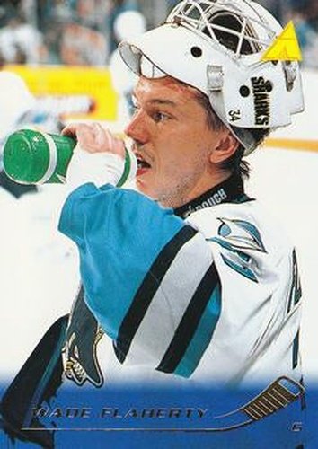 #173 Wade Flaherty - San Jose Sharks - 1995-96 Pinnacle Hockey