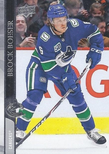 #173 Brock Boeser - Vancouver Canucks - 2020-21 Upper Deck Hockey