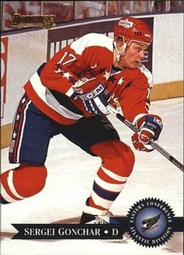 #173 Sergei Gonchar - Washington Capitals - 1995-96 Donruss Hockey