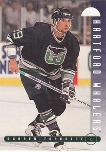 #173 Darren Turcotte - Hartford Whalers - 1995-96 Leaf Hockey