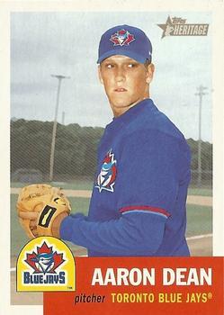 #173 Aaron Dean - Toronto Blue Jays - 2002 Topps Heritage Baseball