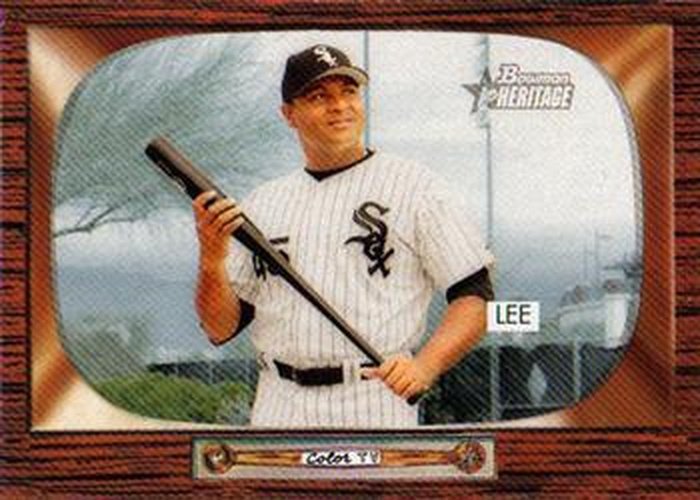 #173 Carlos Lee - Chicago White Sox - 2004 Bowman Heritage Baseball