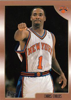 #173 Chris Childs - New York Knicks - 1998-99 Topps Basketball