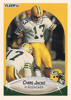 #173 Chris Jacke - Green Bay Packers - 1990 Fleer Football