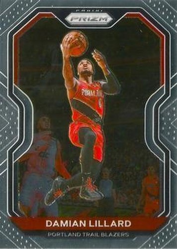 #173 Damian Lillard - Portland Trail Blazers - 2020-21 Panini Prizm Basketball