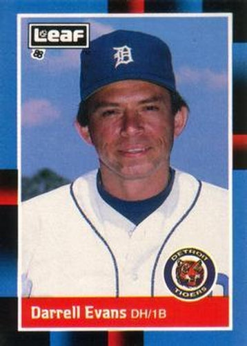 #173 Darrell Evans - Detroit Tigers - 1988 Leaf Baseball