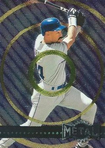 #173 Derek Bell - Houston Astros - 1996 Metal Universe Baseball