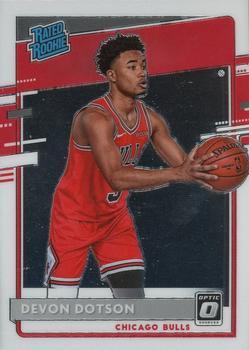 #173 Devon Dotson - Chicago Bulls - 2020-21 Donruss Optic Basketball