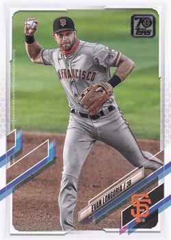 #173 Evan Longoria - San Francisco Giants - 2021 Topps Baseball