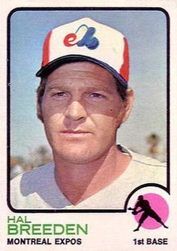 #173 Hal Breeden - Montreal Expos - 1973 Topps Baseball