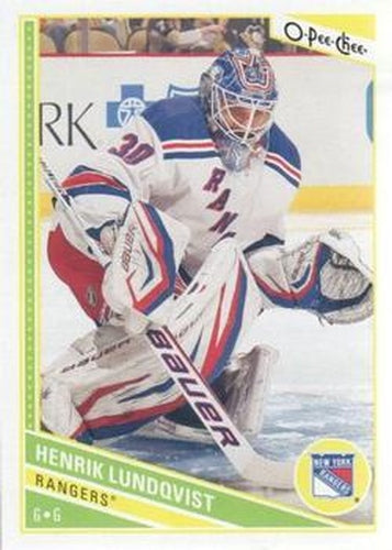 #173 Henrik Lundqvist - New York Rangers - 2013-14 O-Pee-Chee Hockey