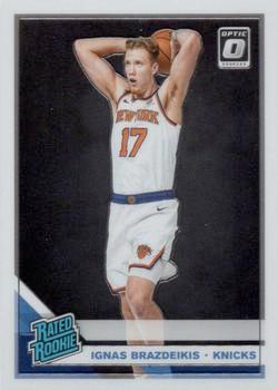 #173 Ignas Brazdeikis - New York Knicks - 2019-20 Donruss Optic Basketball