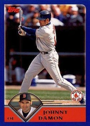 #173 Johnny Damon - Boston Red Sox - 2003 Topps Baseball