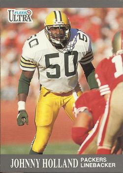 #173 Johnny Holland - Green Bay Packers - 1991 Ultra Football