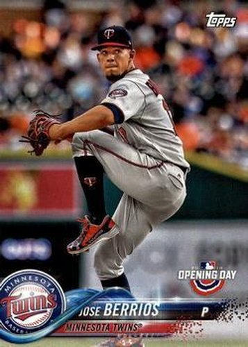 #173 Jose Berrios - Minnesota Twins - 2018 Topps Opening Day Baseball