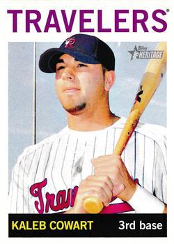 #173 Kaleb Cowart - Arkansas Travelers - 2013 Topps Heritage Minor League Baseball