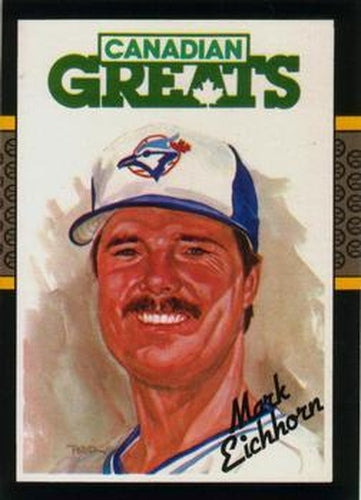 #173 Mark Eichhorn - Toronto Blue Jays - 1987 Leaf Baseball