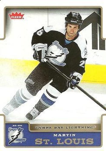 #173 Martin St. Louis - Tampa Bay Lightning - 2006-07 Fleer Hockey