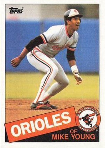 #173 Mike Young - Baltimore Orioles - 1985 Topps Baseball