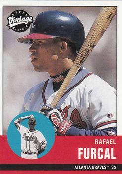 #173 Rafael Furcal - Atlanta Braves - 2001 Upper Deck Vintage Baseball