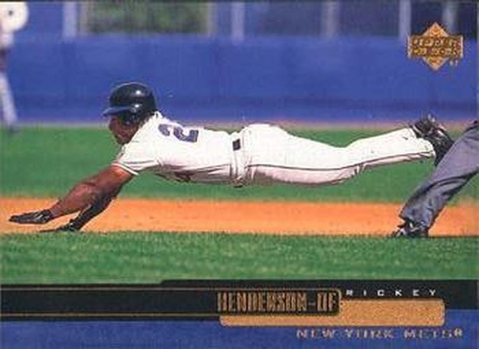 #173 Rickey Henderson - New York Mets - 2000 Upper Deck Baseball