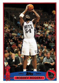 #173 Rodney Rogers - New Jersey Nets - 2003-04 Topps Basketball